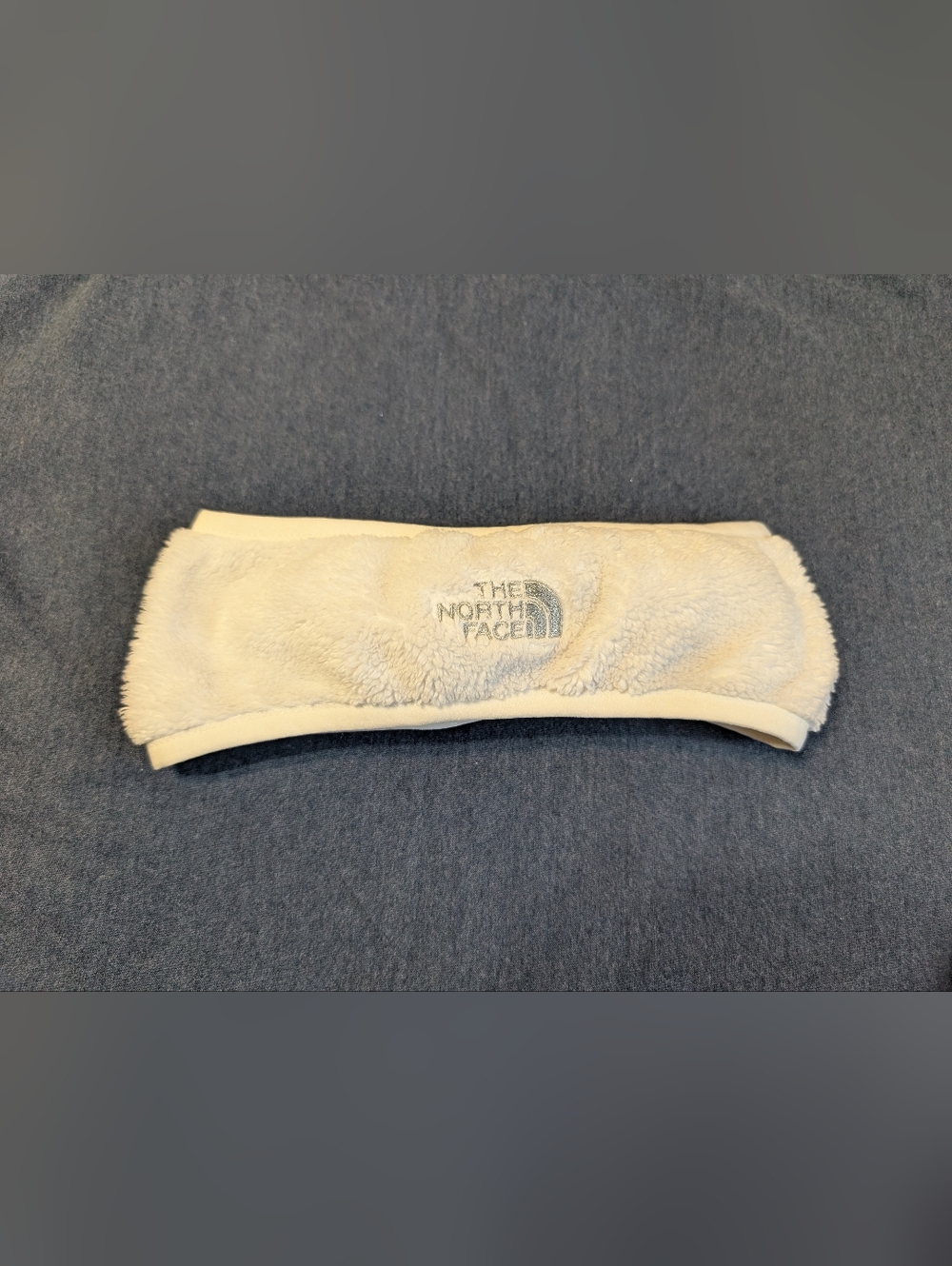 North Face white headband